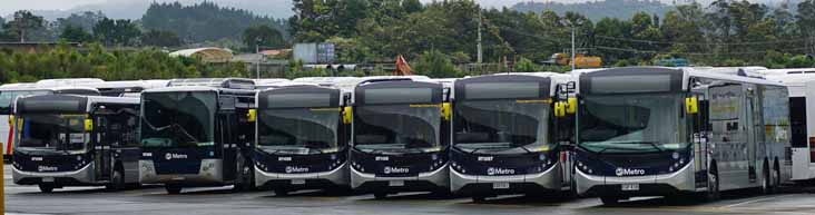 Ritchies ADL Enviro200XLB 1099, 1098, 1100, 1097, 1096 and Scania K270UB Kiwi 356